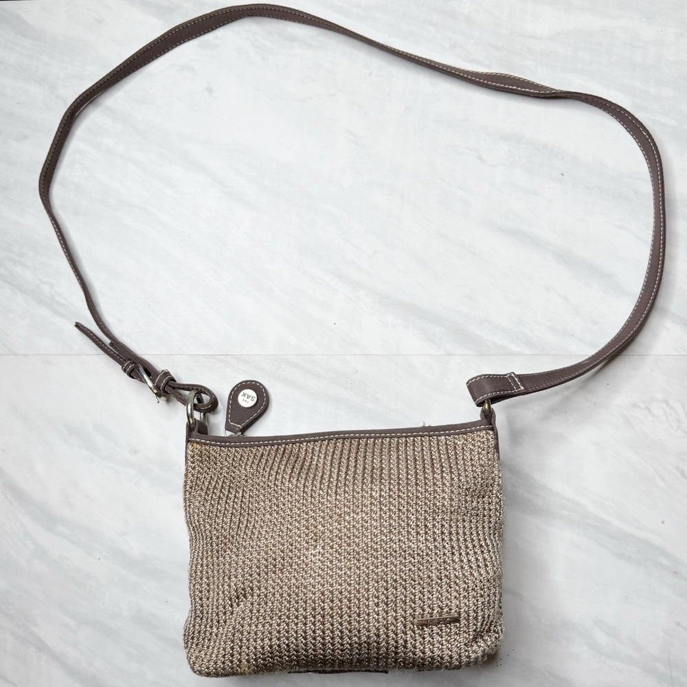 The Sak Mini Woven Crossbody Bag
